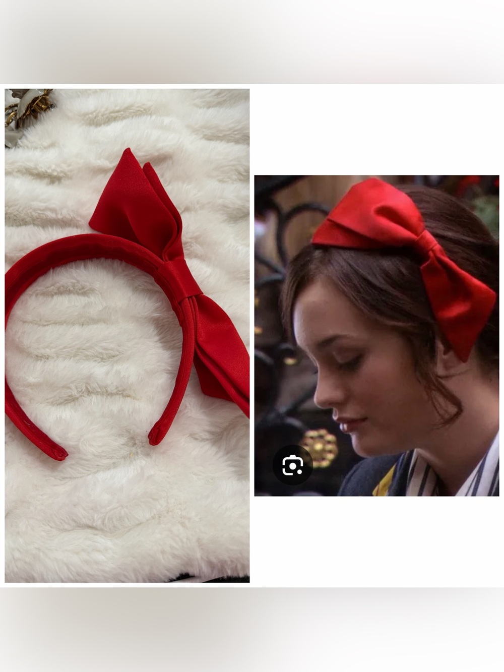 Red Bow Headband similar to Blair Waldorf’s headband